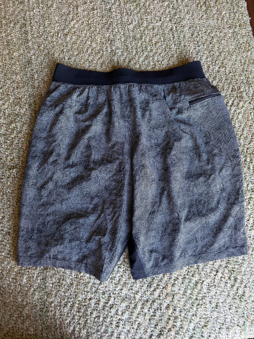 Lululemon Pace Breaker Shorts, Lined — NWOT, Grey Print, Men’s L - Picture 2 of 4